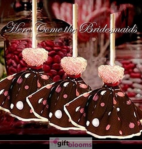 Chocolate Brownie Pink And Brown Bridesmaids 8 Pie